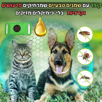קולר הגנה טבעי ל12 חודשים