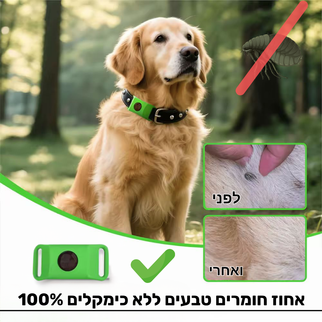 קולר הגנה טבעי ל12 חודשים